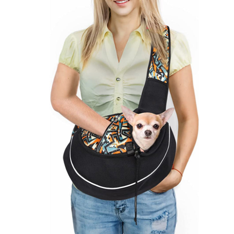 Carrying Pets Bag Women Outdoor Portable Crossbody Bag For Dogs Cats Pet Products Orange