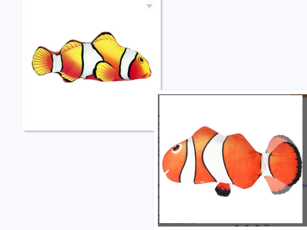 Electric Funny Cat Simulation Fish Beating Usb Jumping Cat Toy 2sets