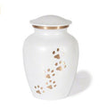 Memorial Pet Remains Urn Lettering Small Jar Pendant White 70x50mm