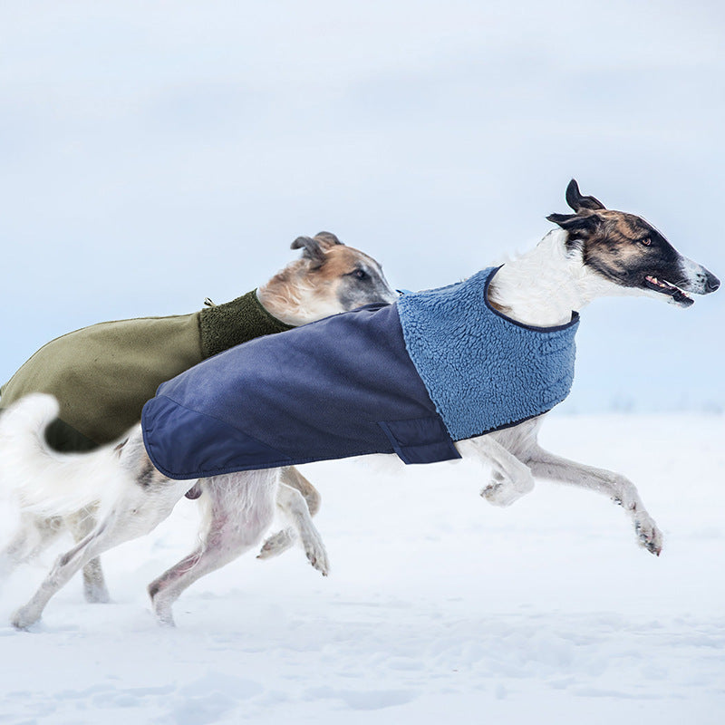 Windproof Reversible Dog Down Jacket – Warm Winter Vest | S–XL | 5 Colors
