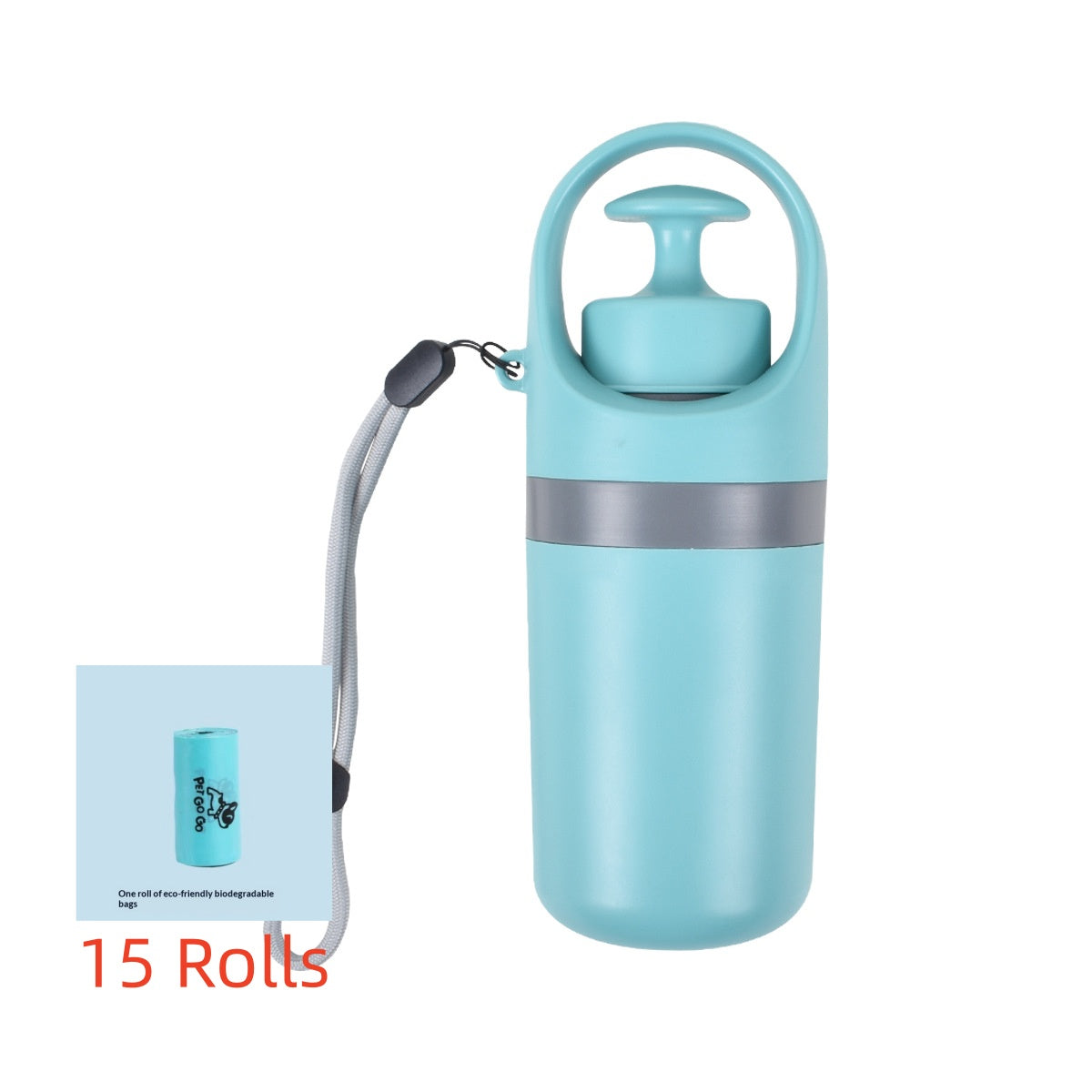 Portable Lightweight Dog Pooper Scooper With Built-in Poop Bag Dispenser Eight-claw Shovel For Pet Toilet Picker Pet Products Suit 6