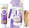 Premium Dog Dental Care Kit Toothpaste Toothbrush Plaque Tartar Control 2.46 0Unce(Pack Of 1)