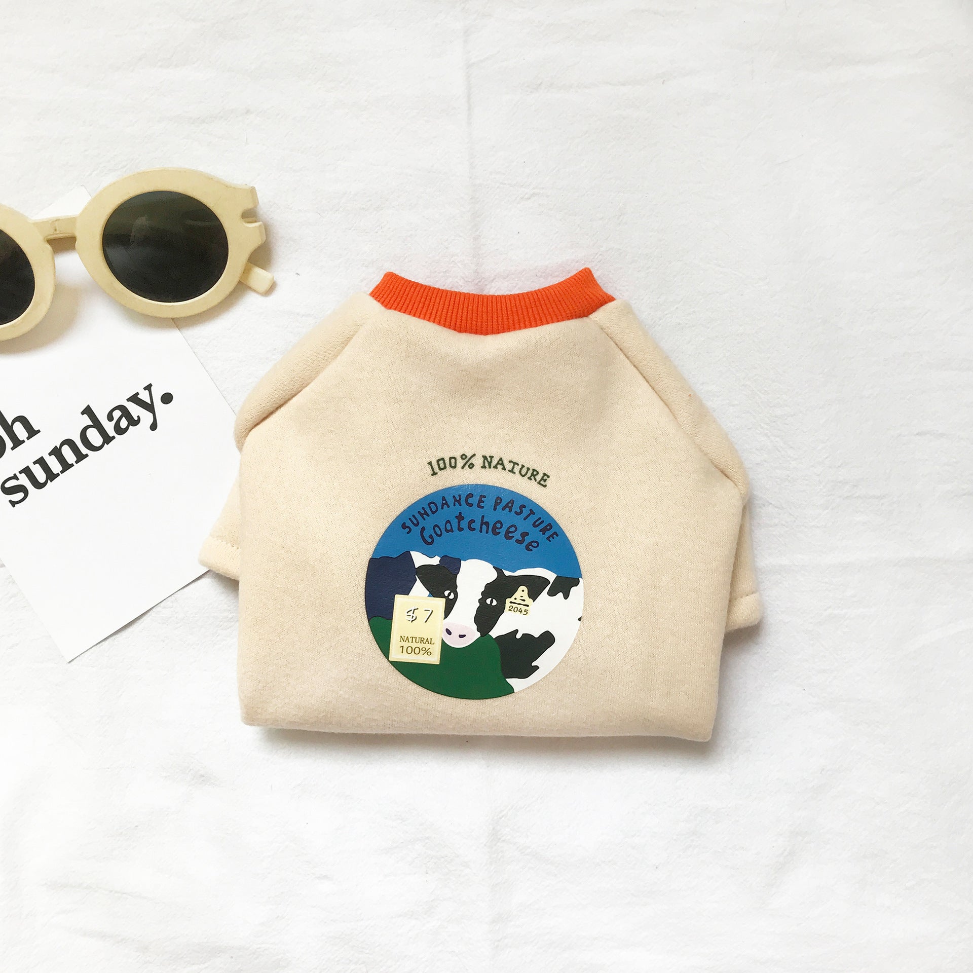 Clothes For Small Milk Cats To Keep Warm In Spring And Autumn British Short Pets Orange