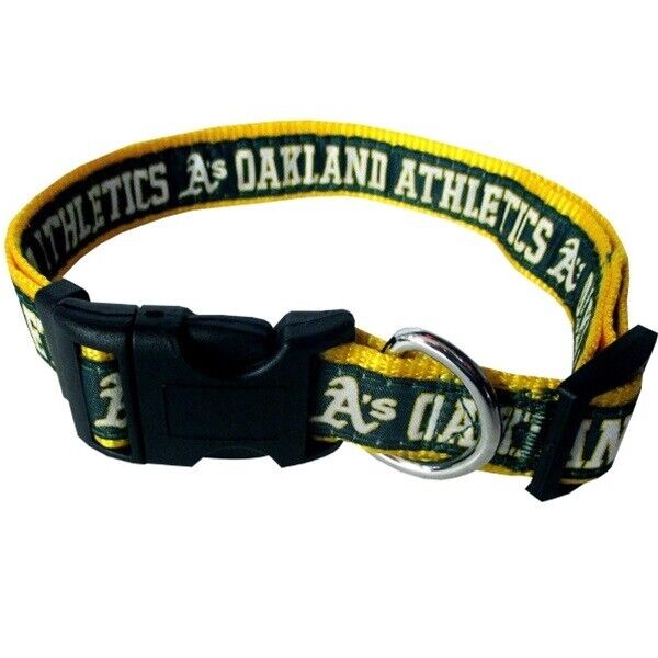 Dog or Cat Collars -Oakland Athletics Large