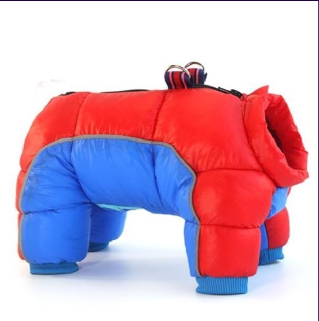 Winter Pet Dog Clothes Super Warm Jacket Thicker Cotton Coat Waterproof Small Dogs Pets Clothing For Puppy Red blue