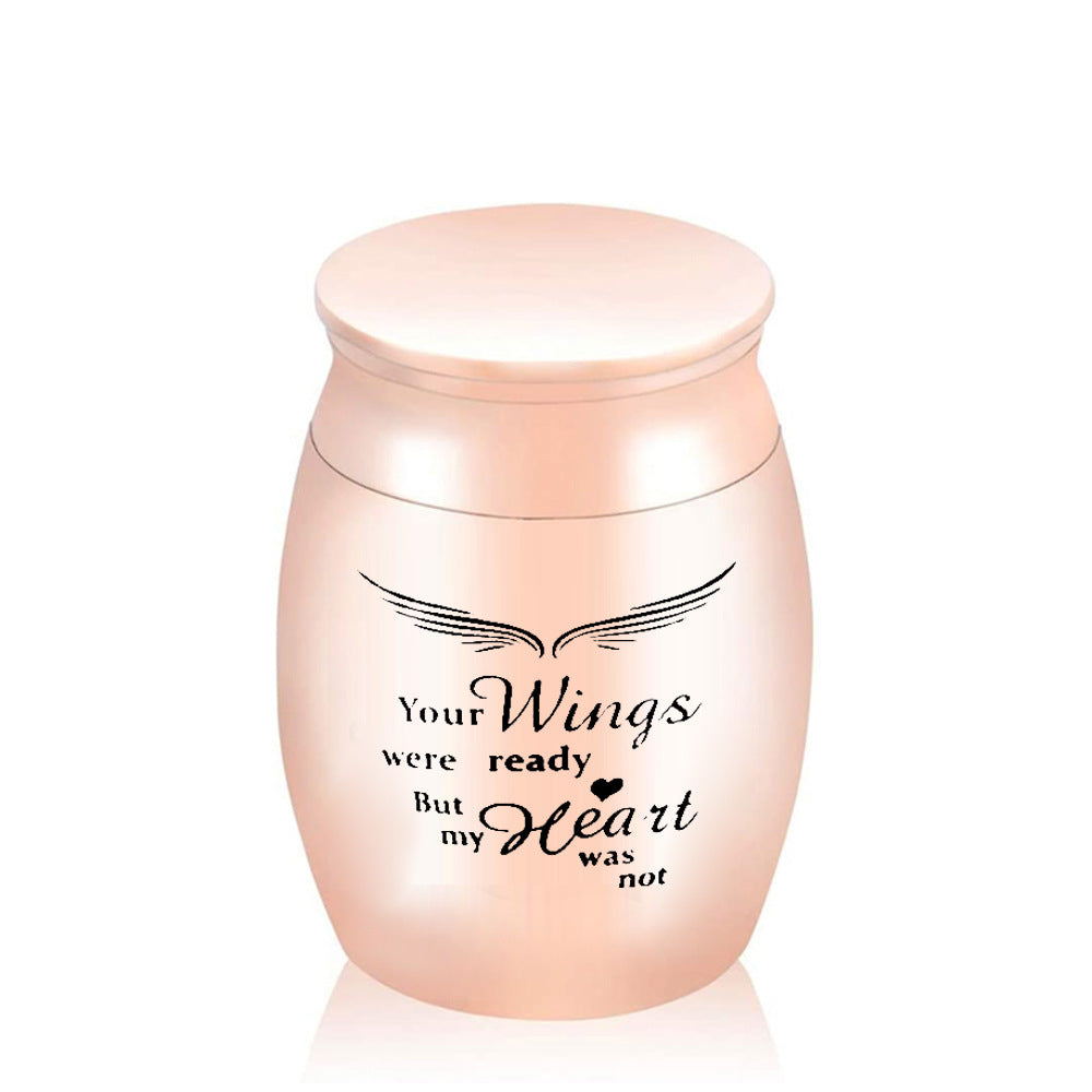 Custom Stainless Steel Urn Souvenirs For Pets Rose gold