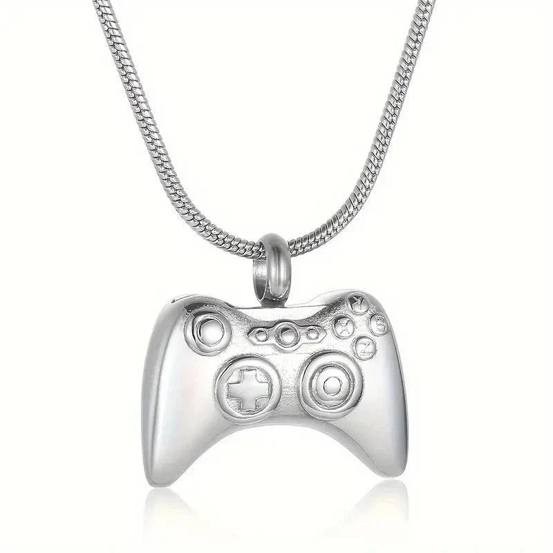 Game Controller Cremation Necklace Pendant