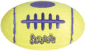 KONG AirDog Squeaker Football Dog Toy – Non-Abrasive Tennis Material Fetch Toy 5"