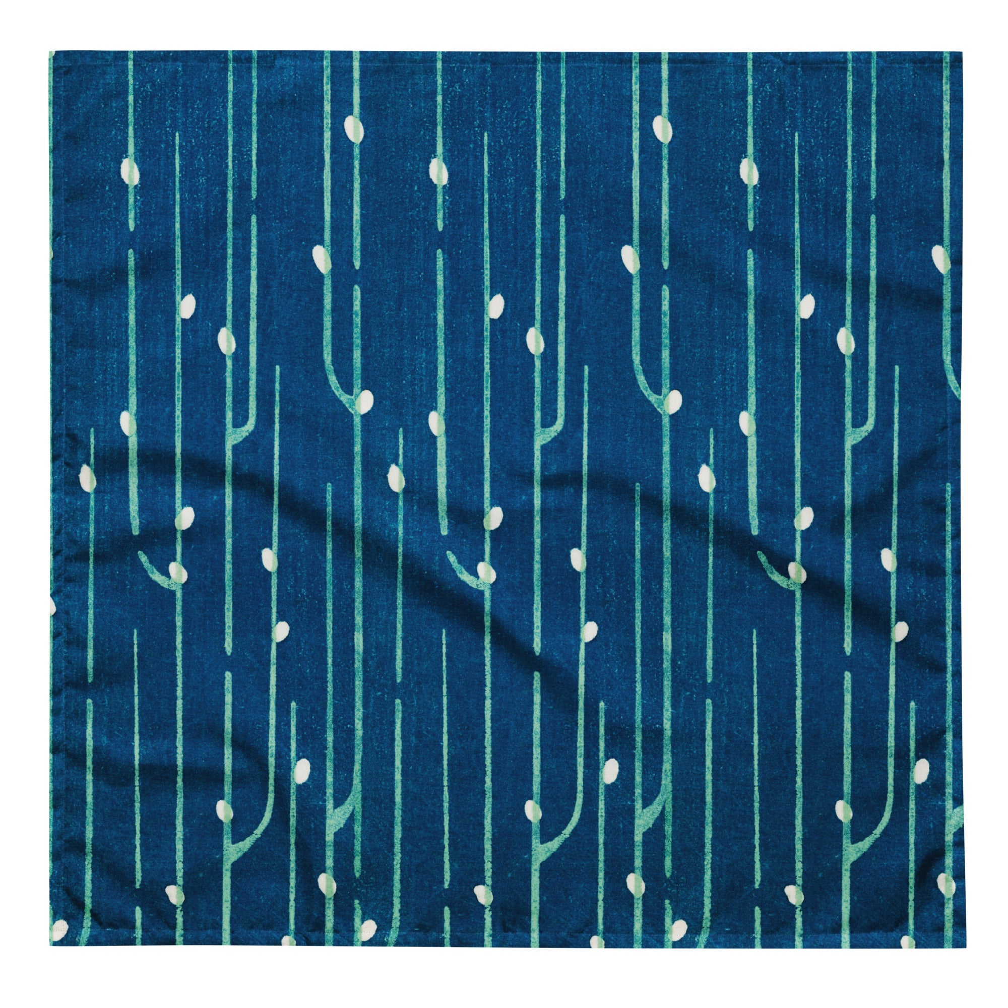 Sebastian & Clementine Blue Shima-Shima Bandana For Dogs and Cats