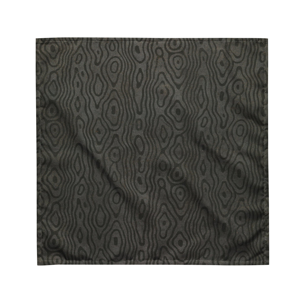 Sebastian & Clementine Gray Wooden Bandana For Dogs and Cats