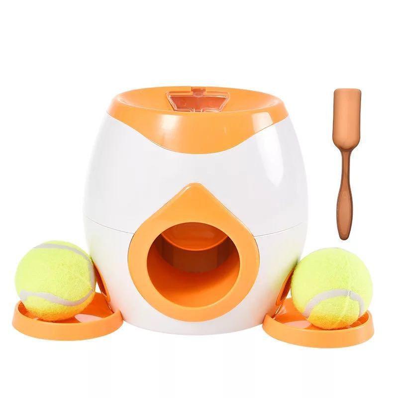 Automatic Pet Training And Feeding System Orange