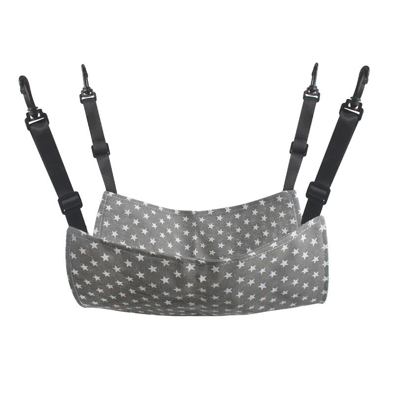 Lamb Fleece Cat Hanging Beds Pets Cage Hammock Bed For Kitten Hanging Seat Indoor Durable Winter Cat Bed Kitty Nest Puppy Cushion Pet Products Gray Star Spring And Autumn