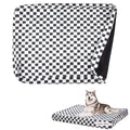 Paw Legend Large Dog Bed Covers with Zipper 44"x32"x4" Replacement Washable Removable Pet Bed Covers for Dog Soft Plush Dark Grey Cover Only 44x32x4 inch