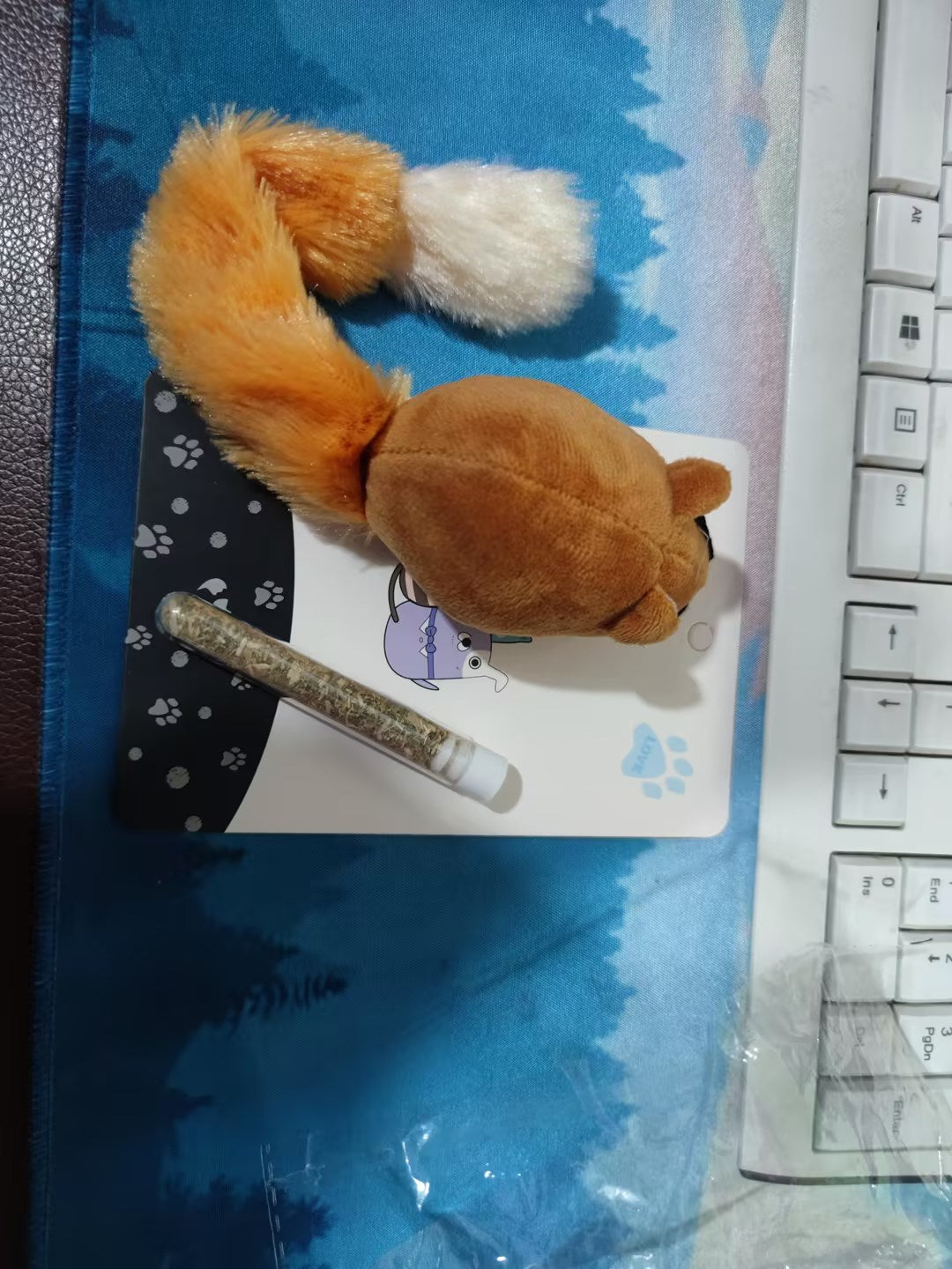 Long Tail Mouse Cat Teaster Toys Funny Pet Toys Cat Toys Mouse Trainning Funny Playing Toys Interactive Pets Products Brown