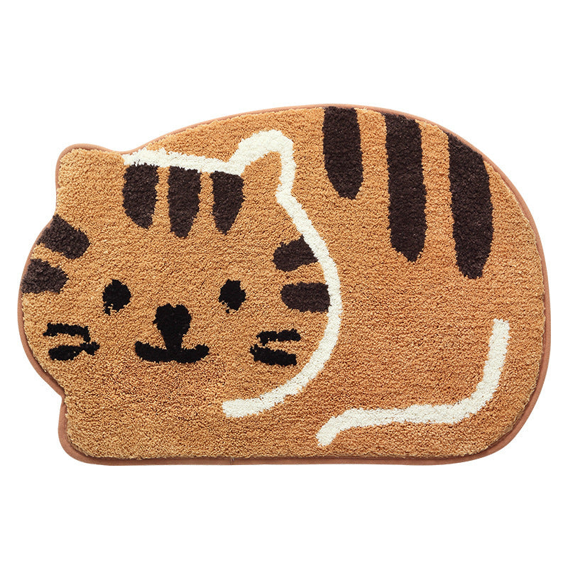Cartoon Non-slip Floor Mats, Pet Carpets, Cat Mats, Sleeping Cat Cage Mats, Warm Cat Supplies C Suitable for cats and small do