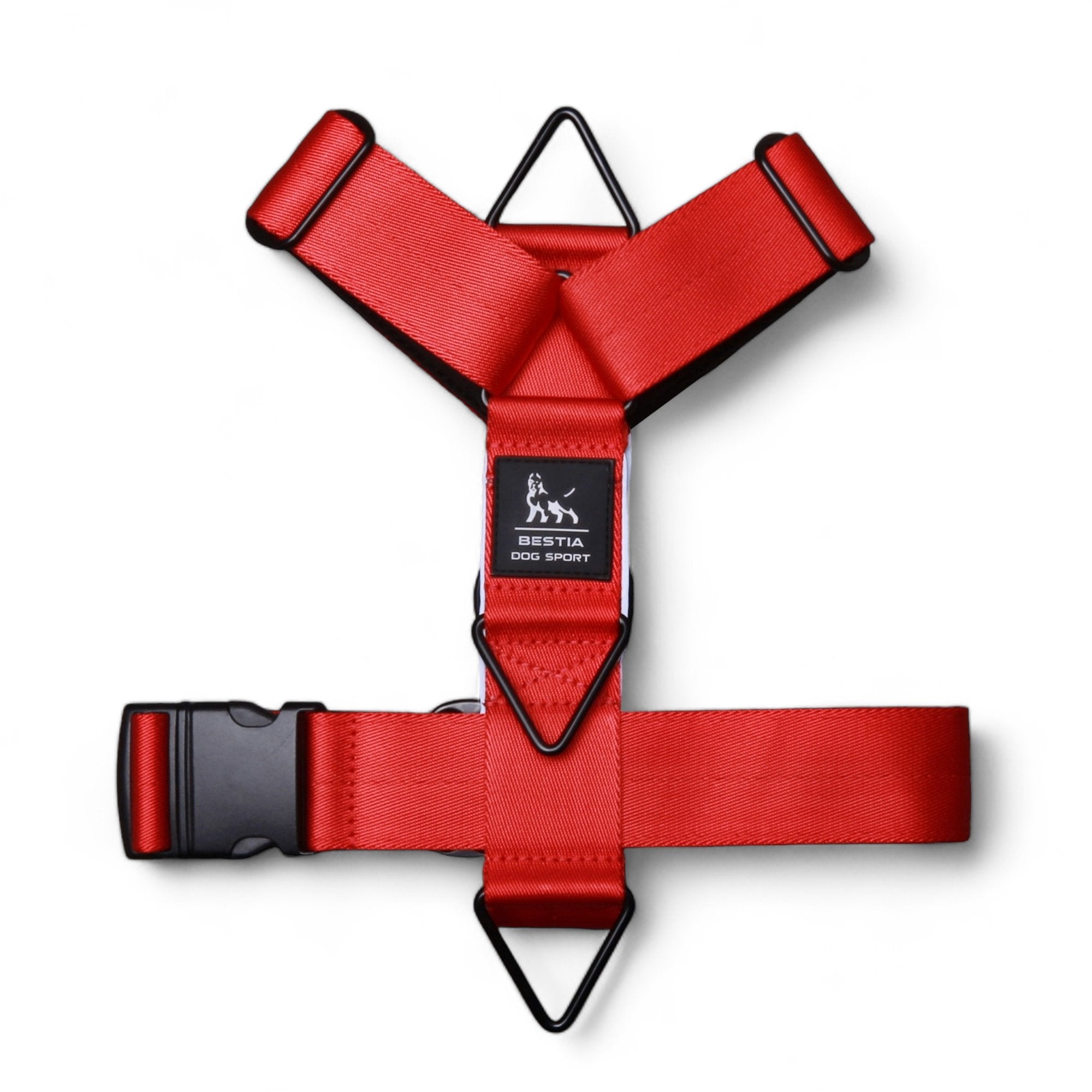 BESTIA DOG SPORT GripPro Basic Harness Red