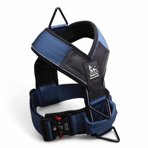 BESTIA DOG SPORT GripPro Heavy Duty Harness Blue