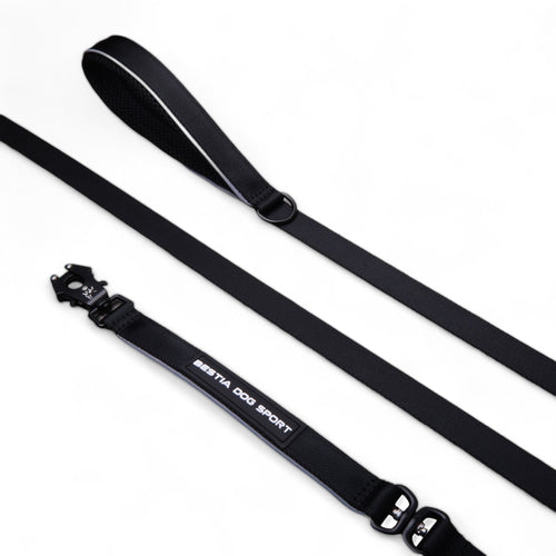 BESTIA DOG SPORT GripPro Leash Black