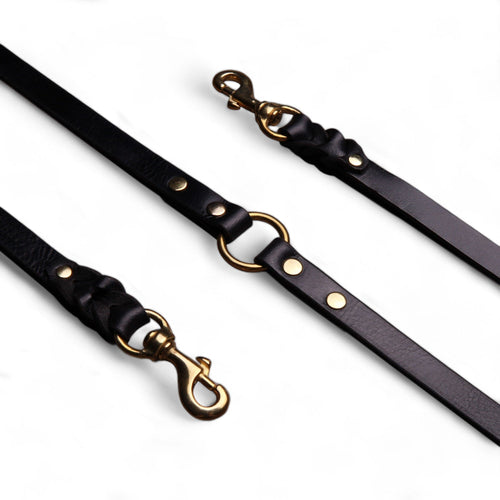 BESTIA DOG SPORT Heavy Coupler Brass Black
