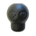 Magnum Sugar Skull Dog Chew Toy & Treat Dispenser - USA Made | SodaPup LARGE BLACK SKULL