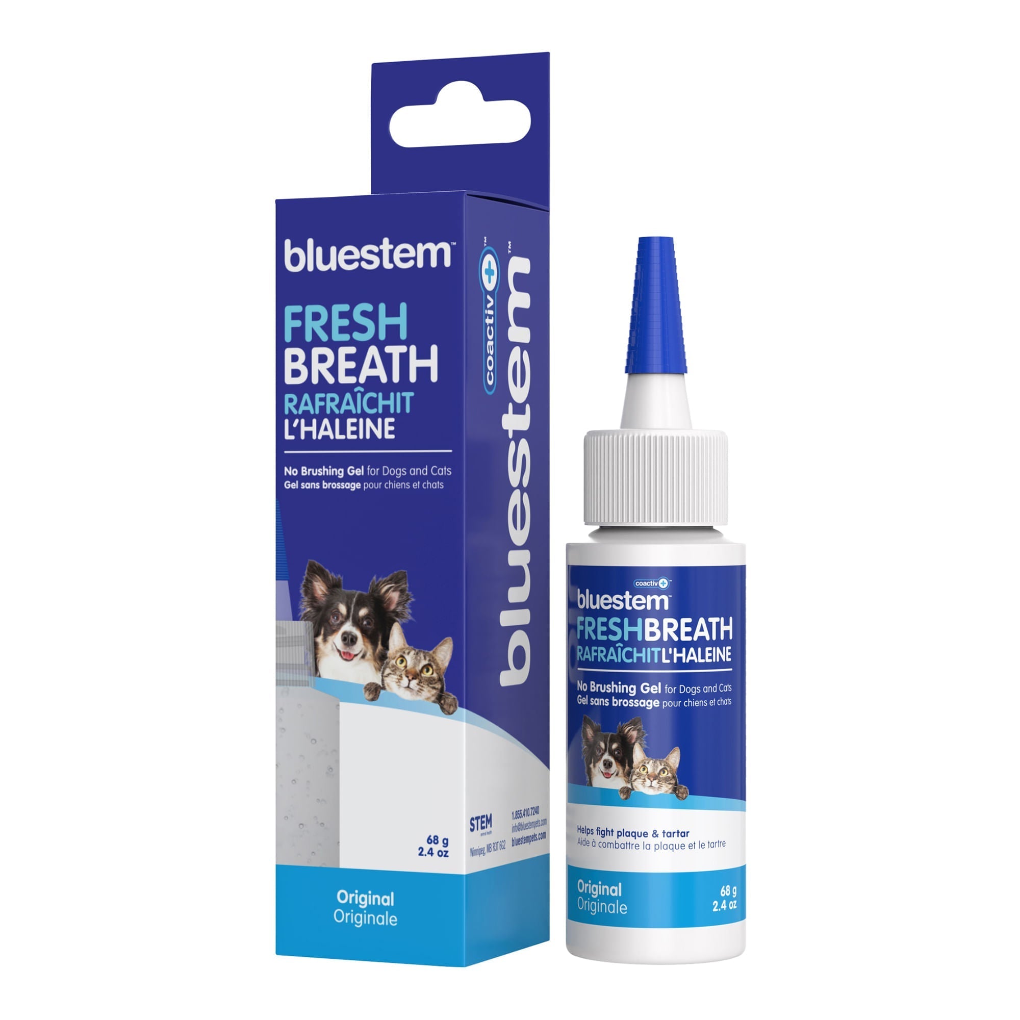 bluestem Coactiv+ No Brushing Dental Gel for Dogs & Cats