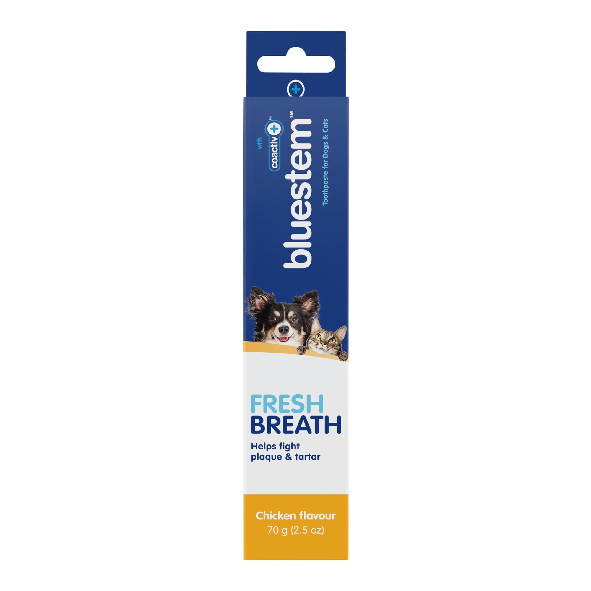 Bluestem Coactiv+ Pet Toothpaste for Dogs and Cats, Chicken Flavor, 2.5 oz Chicken 2.5 oz 1 Tube