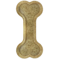 Bone eChew Ultra Durable Nylon Dog Chew Toy for Aggressive Chewers | USA Made Bone Nylon Toy - Brown