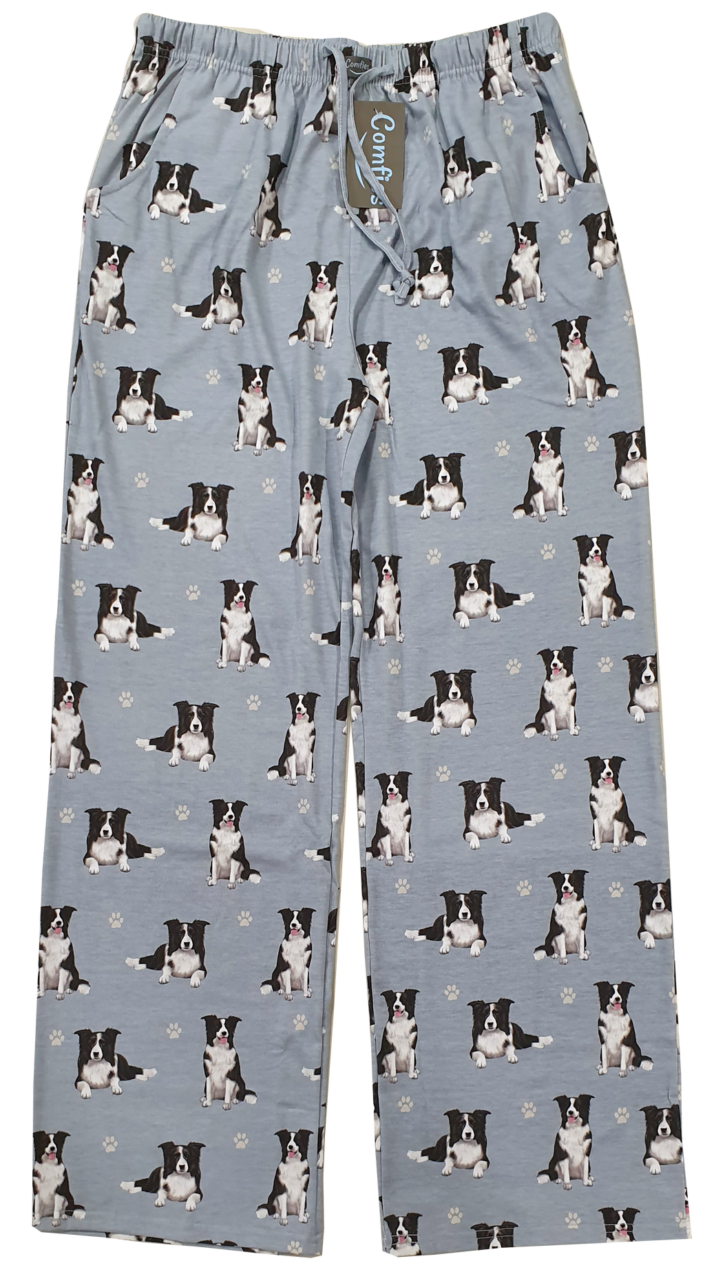 Border Collie Pajama Bottoms - Unisex
