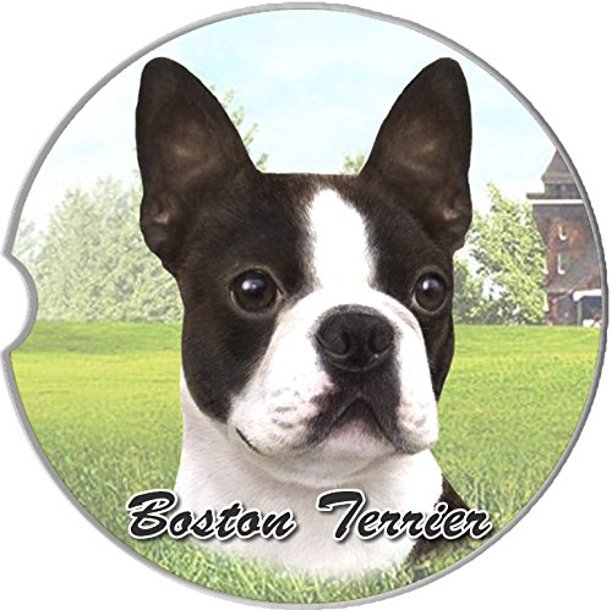 Boston Terrier Car Coaster