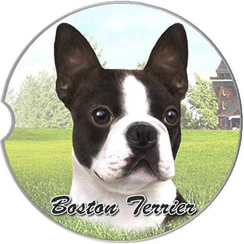 Boston Terrier Car Coaster