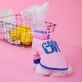 Breathable Mesh Hooded Dog Vest - Stylish Summer Shirt For Small Dogs Pink