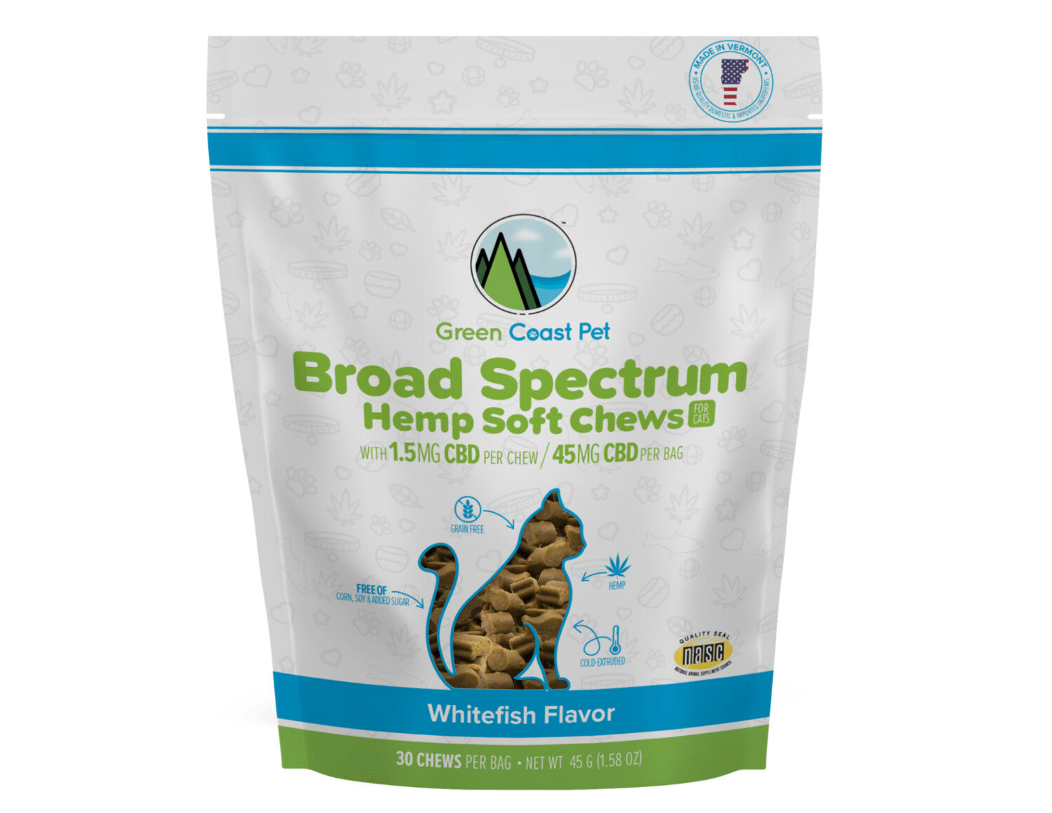 Dog & Cat Broad Spectrum Treats Cat - Whitefish