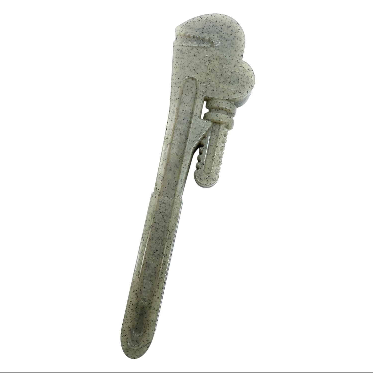 Pipe Wrench Nylon Dog Toy for Aggressive Chewers | USA Made | SodaPup Pipe Wrench Nylon toy - Brown