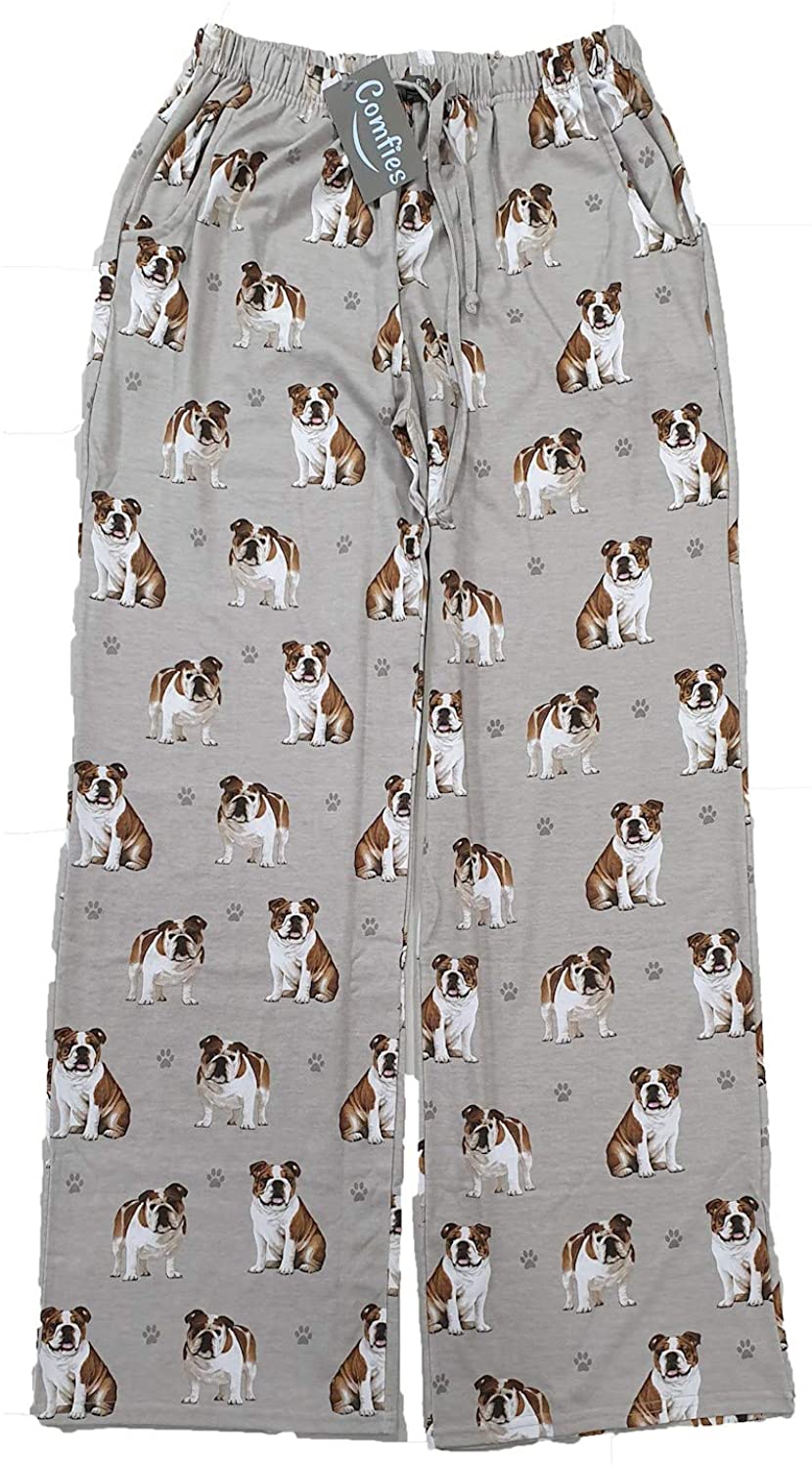 Bulldog Pajama Bottoms - Unisex