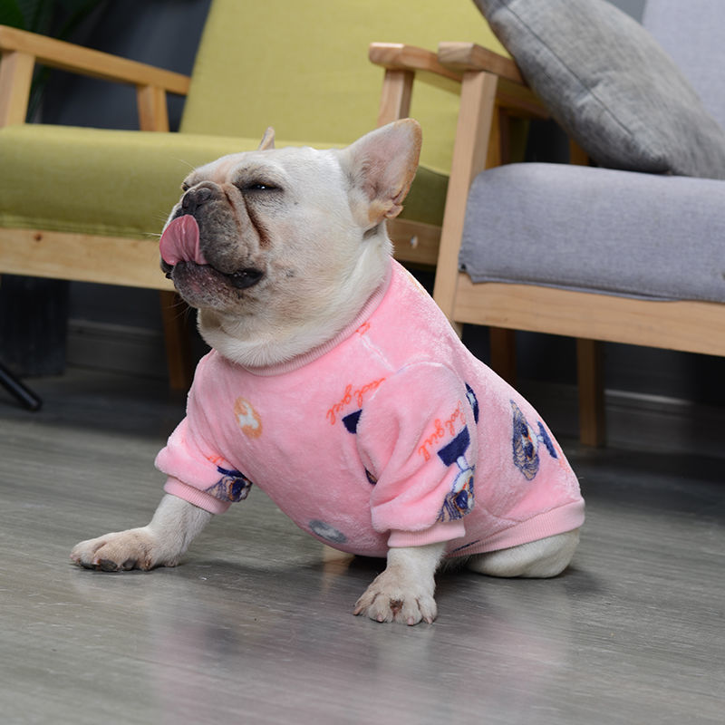 Fashion Personality French Plush Pajamas Pets Pink beauty