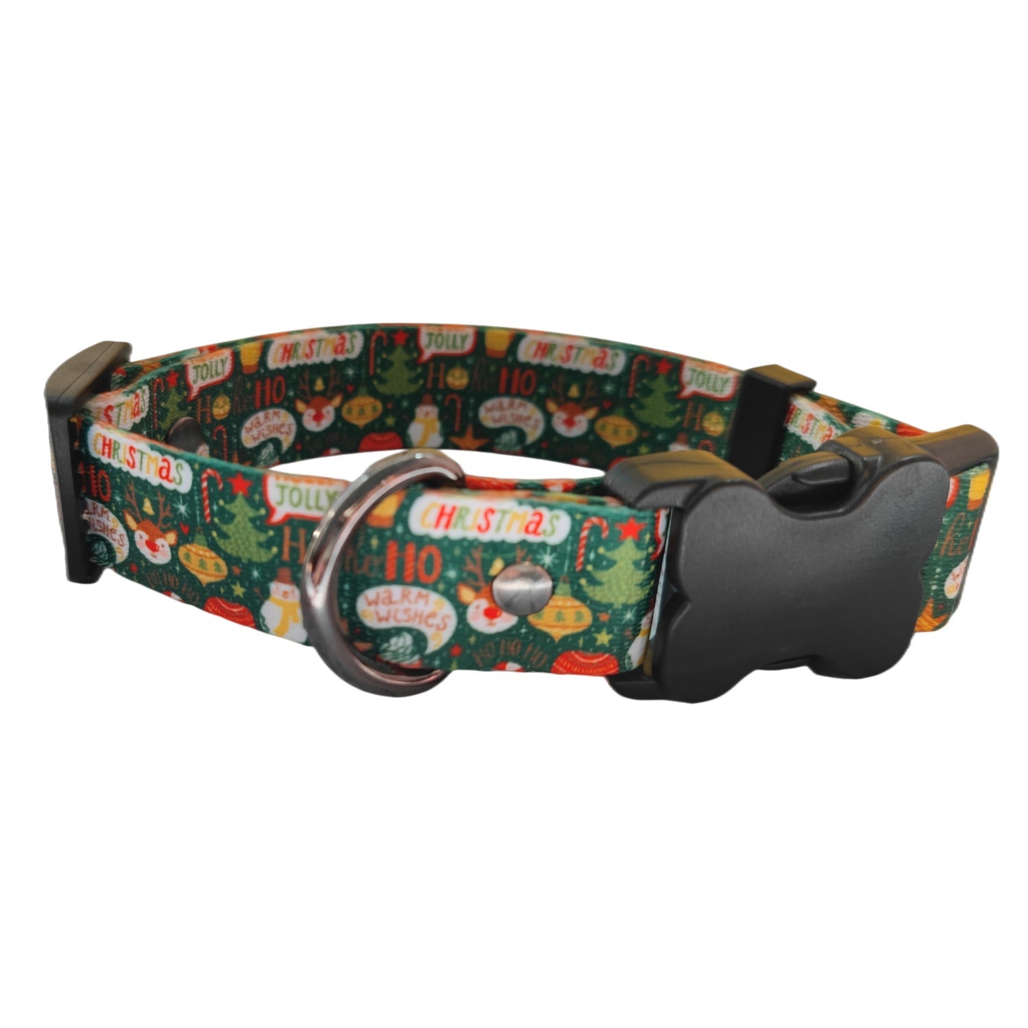 Christmas Dog Harness & Leash Set – Festive Print | Red & Green | S–XL Green 5 Style