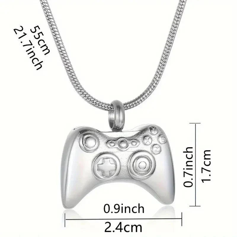 Game Controller Cremation Necklace Pendant