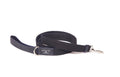 Dog Leash-Large, Canvas and Leather Combo Black Canvas Combo