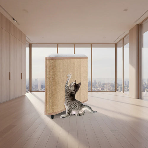 Cat Scratcher Sofa Protector Mat – Durable Couch Scratch Guard for Furniture Protection Brown