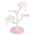 Multi-Layer Cat Tree Cat Tower with 2 Cat Perches 2 Platforms-Pink Default Title