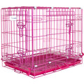 24-42" Collapsible Pink Dog Crate RED24-42 24 Inch 1 Pack