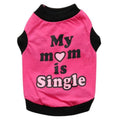 Cotton Comfort Dog Vest Rose Red
