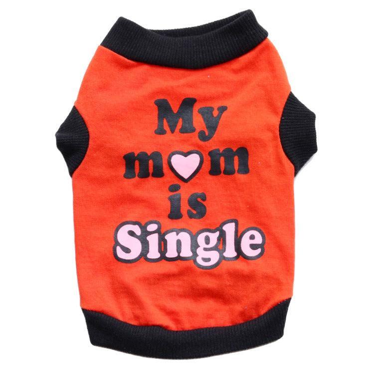 Cotton Comfort Dog Vest Orange