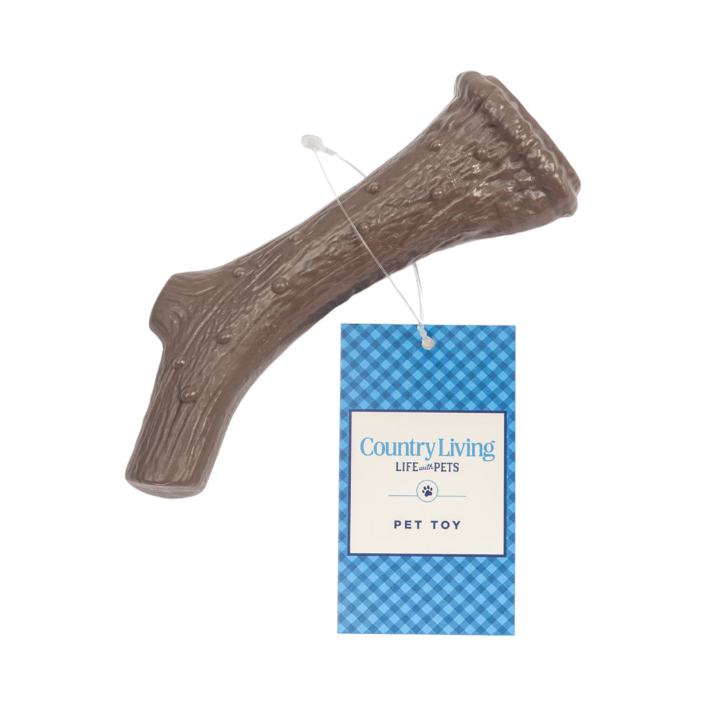 Country Living Nylon Antler Dog Chew Toy – with Natural Chicken Flavor Large