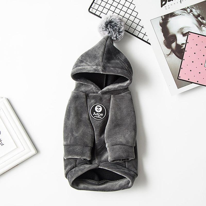 Cozy Pet Hoodie: The Perfect Warmth For Your Furry Friend Grey