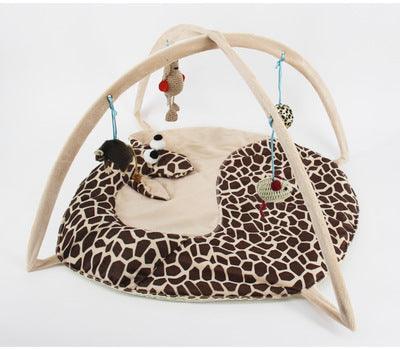 Cozycat Foldable Cartoon Cat Play Tent Hammock: The Ultimate Cat Haven Giraffe