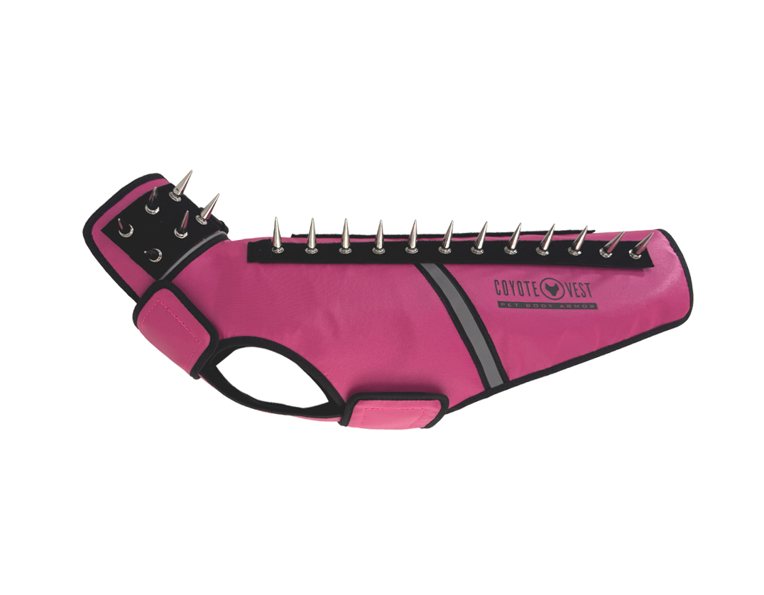 SpikeJacket Medium Neon Pink