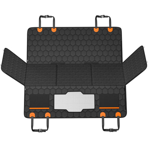 54 x 25.6 in Dog Car Seat Cover for Back Seat Waterproof 600D for Cars Full Cover Mat Type & 54" x 25.6" Sedan