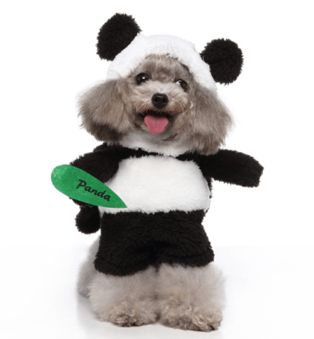 Funny Cosplay Pet Costume Set: Cute Cartoon Dog Outfit For Halloween And Christmas Dress-Up Panda