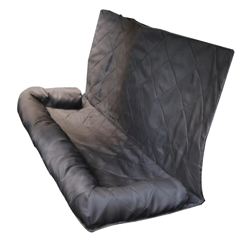 Rear Car Dog Bed — Waterproof Elevated Back Seat Pet Bed